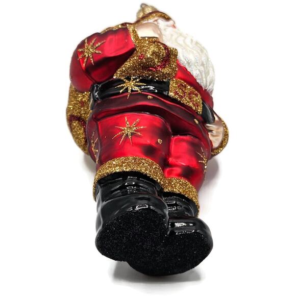 Patricia Breen Nordstrom Santa Claus Red Moon Star Celestial Christmas Ornament - Picture 10 of 10